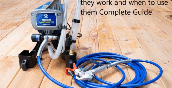 Airless paint sprayers: How they work and when to use them Complete Guide
